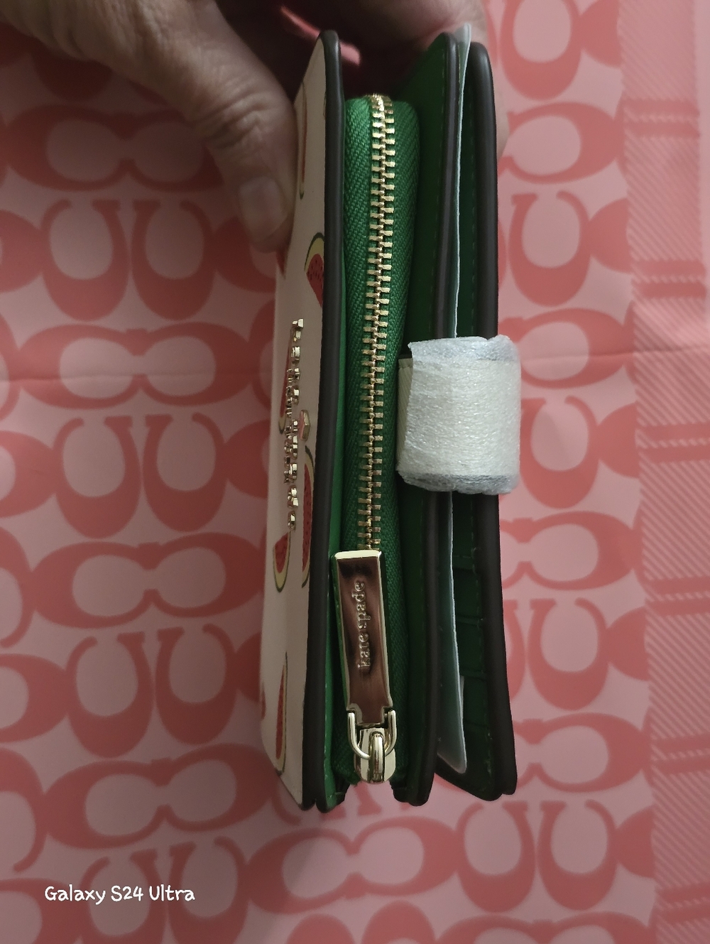 Kate Spade NY Staci Watermelon Party Bifold Wallet NWT - Picture 2 of 15